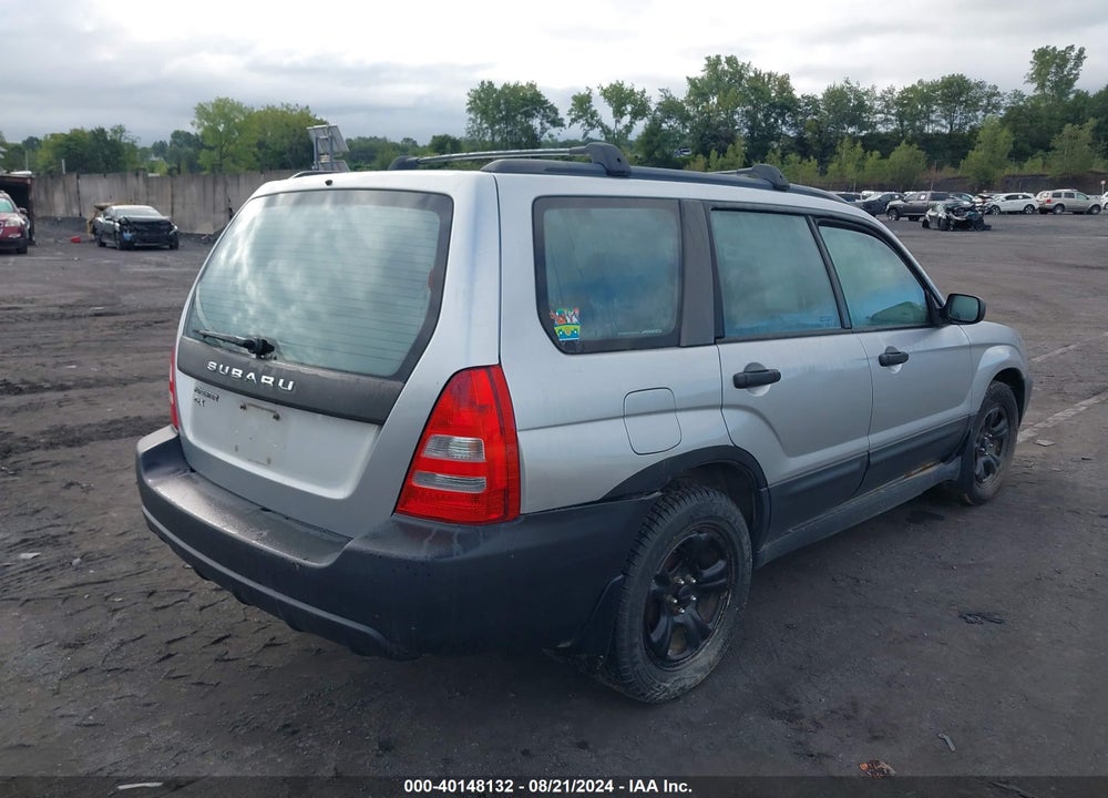 2005 SUBARU FORESTER 2.5X VIN: JF1SG63605H753128