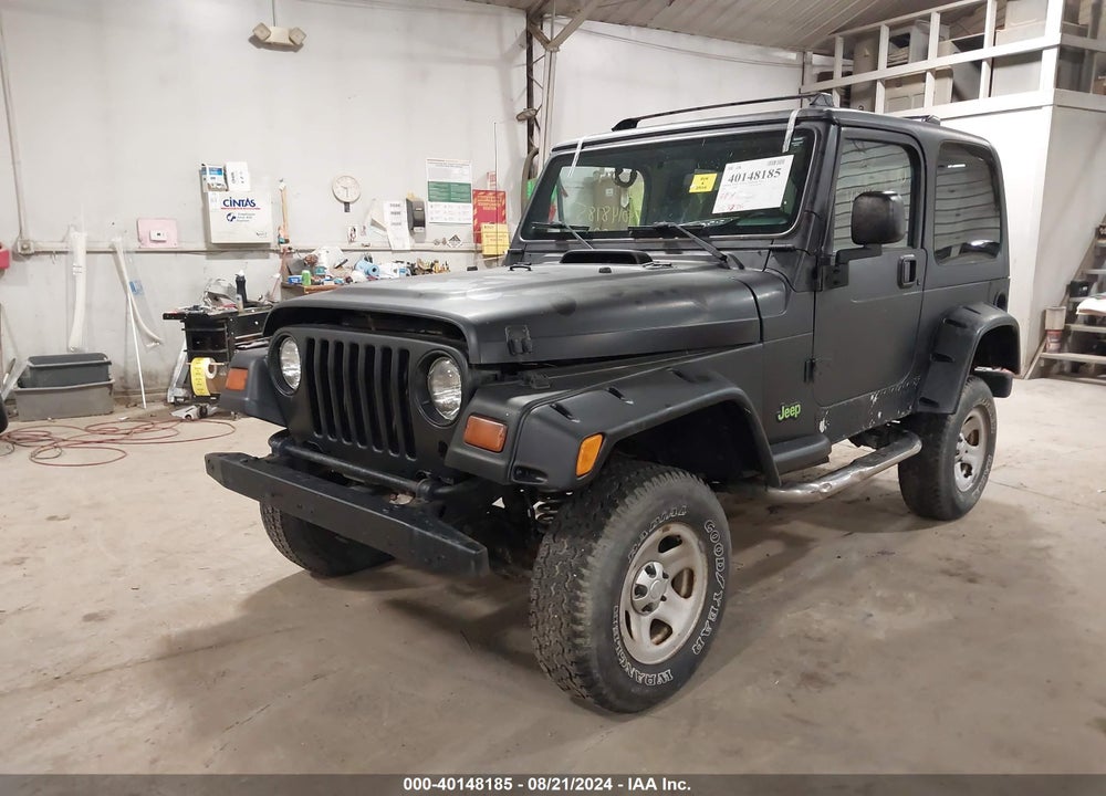2000 JEEP WRANGLER SE VIN: 1J4FA29P5YP704856