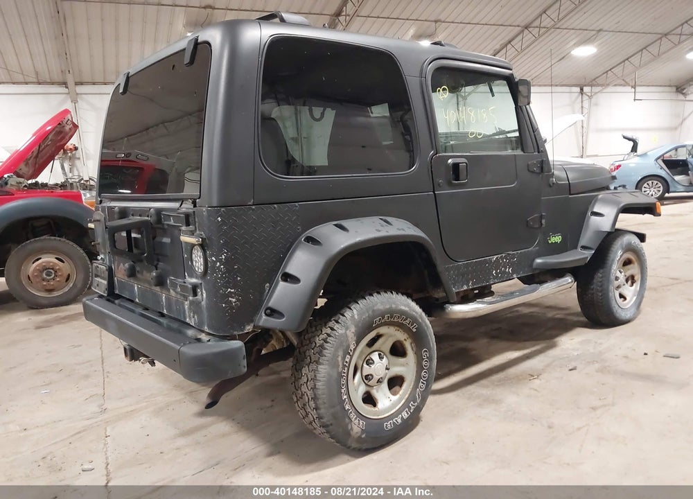 2000 JEEP WRANGLER SE VIN: 1J4FA29P5YP704856