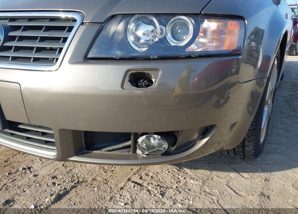 2004 AUDI A4 1.8T VIN: WAUAC48H04K014775