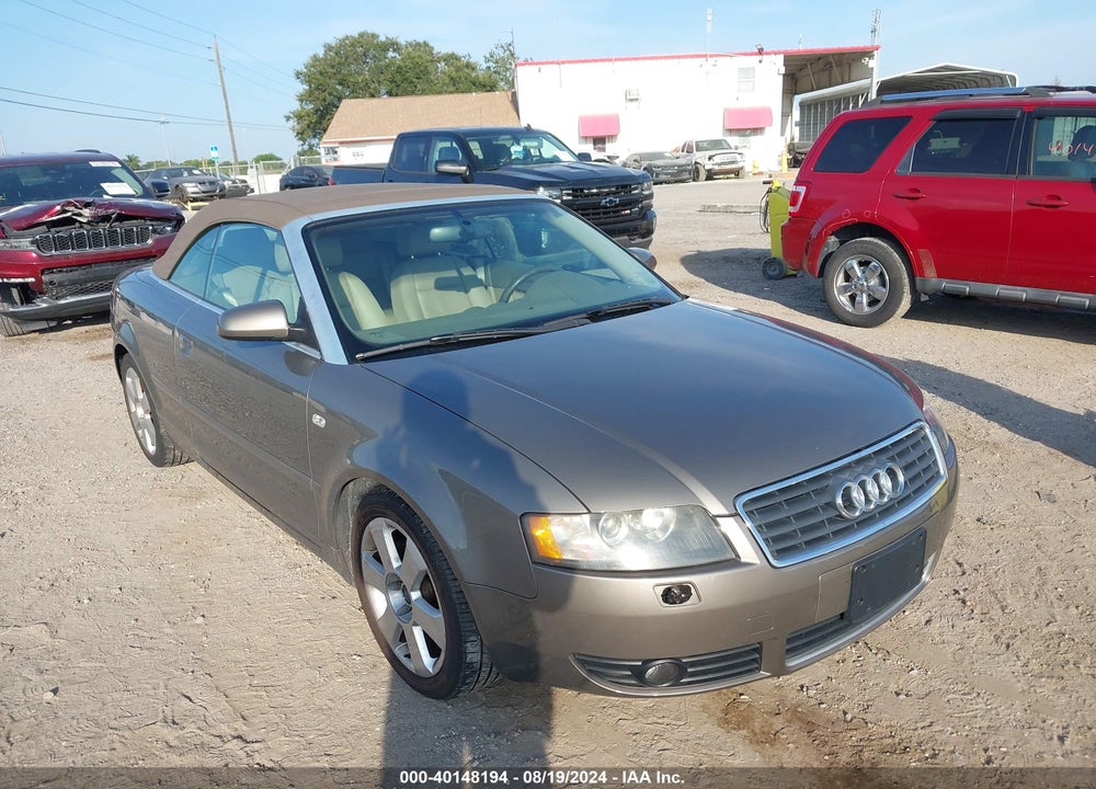 2004 AUDI A4 1.8T VIN: WAUAC48H04K014775