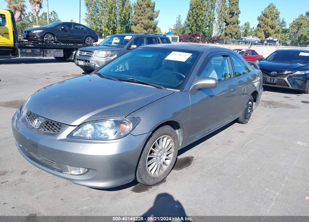 2005 HONDA CIVIC EX VIN: 1HGEM229X5L032222