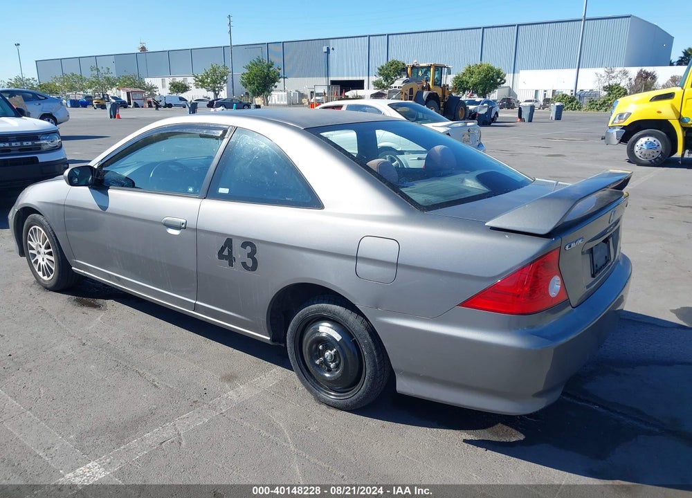 2005 HONDA CIVIC EX VIN: 1HGEM229X5L032222