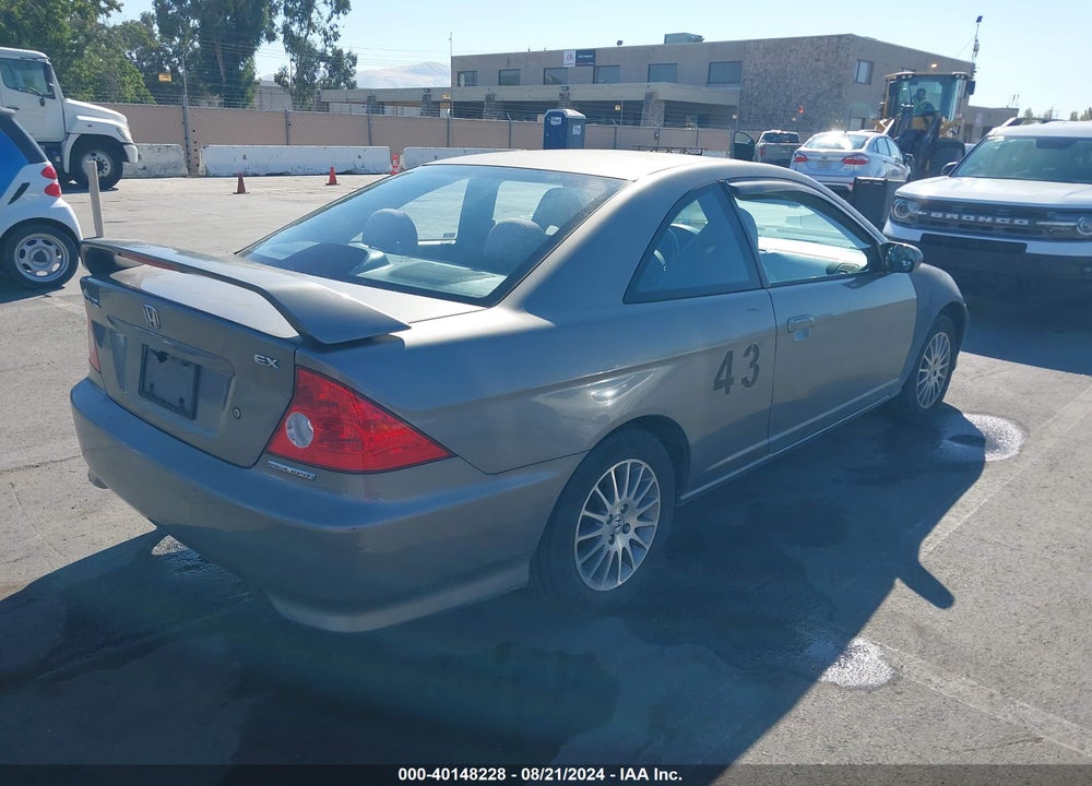 2005 HONDA CIVIC EX VIN: 1HGEM229X5L032222