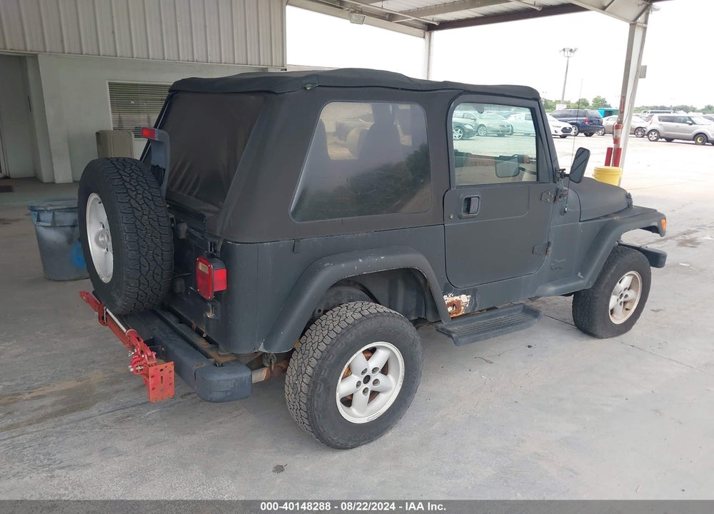 1999 JEEP WRANGLER SE VIN: 1J4FY29P8XP491069
