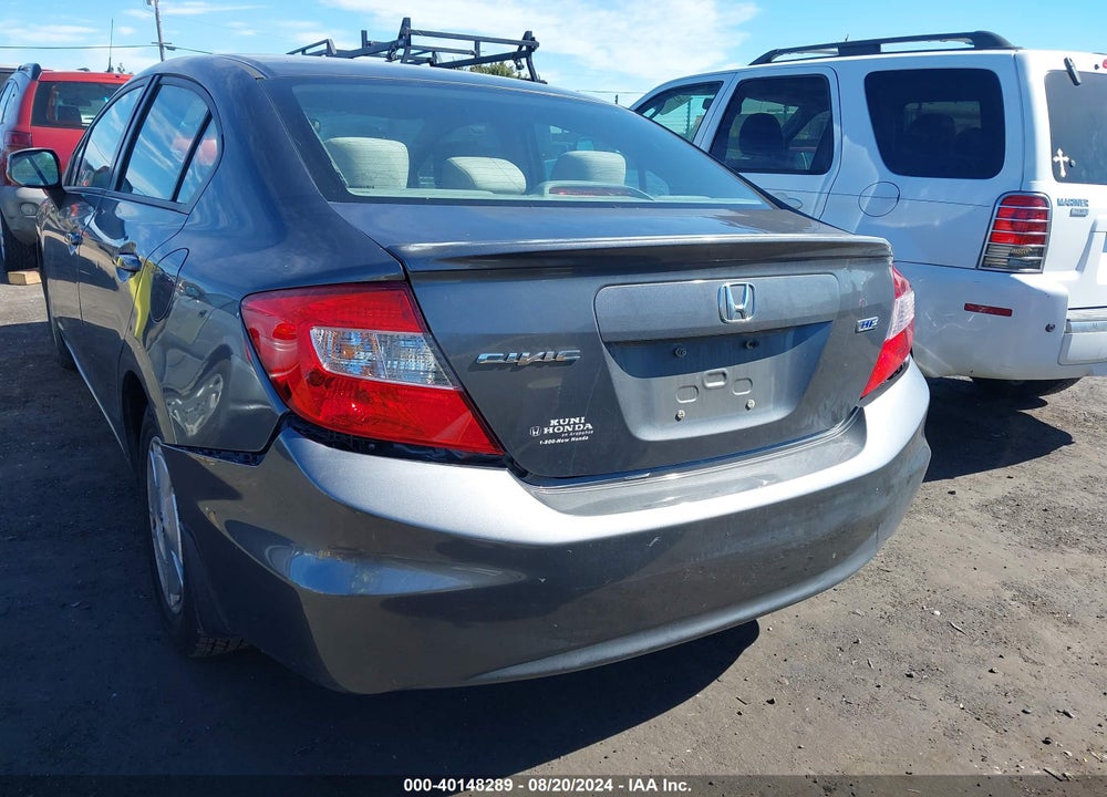 2012 HONDA CIVIC HF VIN: 2HGFB2F60CH523208