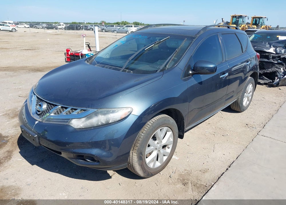 2014 NISSAN MURANO SV VIN: JN8AZ1MUXEW415557