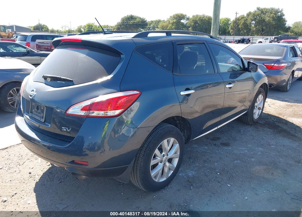 2014 NISSAN MURANO SV VIN: JN8AZ1MUXEW415557