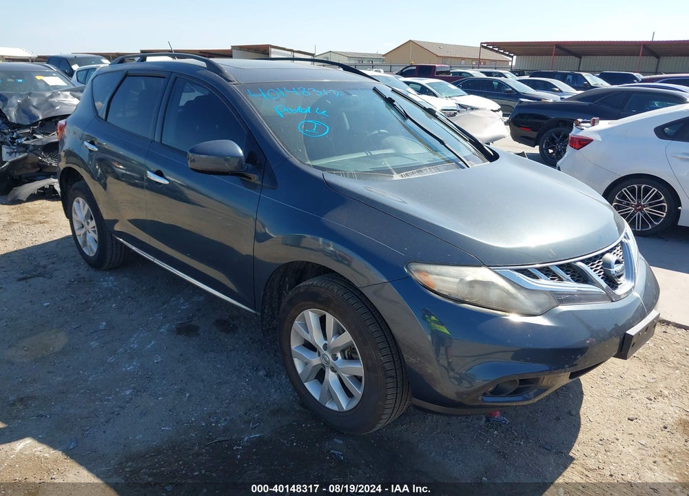 2014 NISSAN MURANO SV VIN: JN8AZ1MUXEW415557