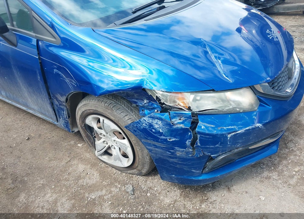 2013 HONDA CIVIC LX VIN: 19XFB2F54DE076756