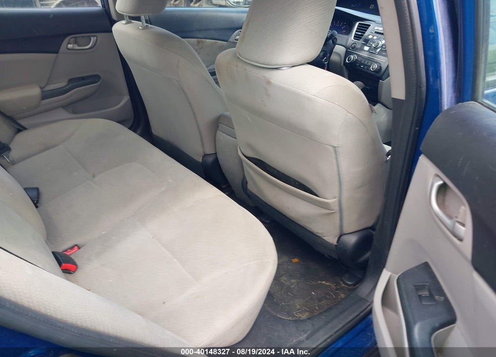 2013 HONDA CIVIC LX VIN: 19XFB2F54DE076756