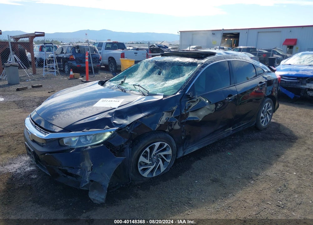 2018 HONDA CIVIC EX VIN: 2HGFC2F71JH599944