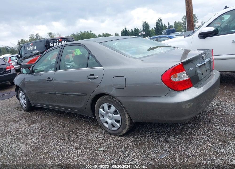 2004 TOYOTA CAMRY LE VIN: JTDBE32K540276500