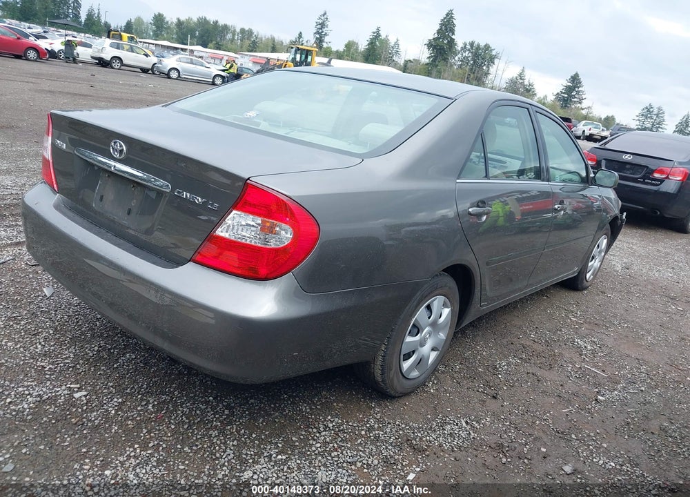 2004 TOYOTA CAMRY LE VIN: JTDBE32K540276500