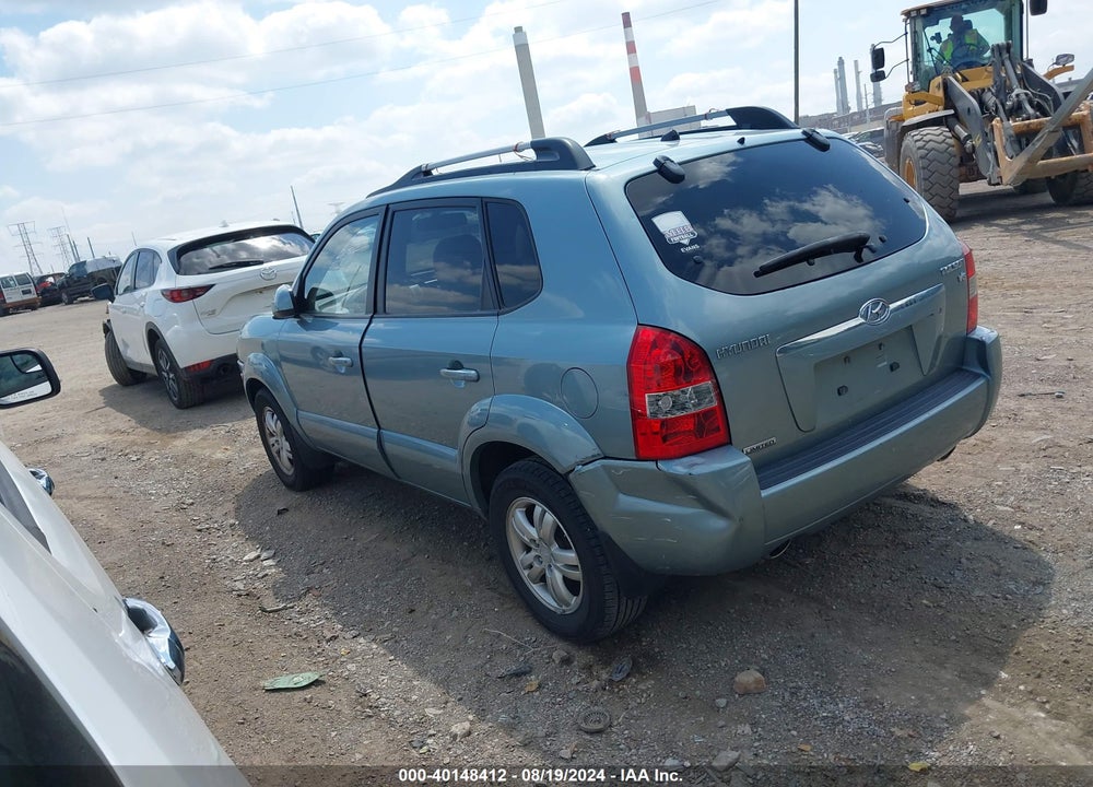 2008 HYUNDAI TUCSON LIMITED V6/SE VIN: KM8JN12DX8U826480