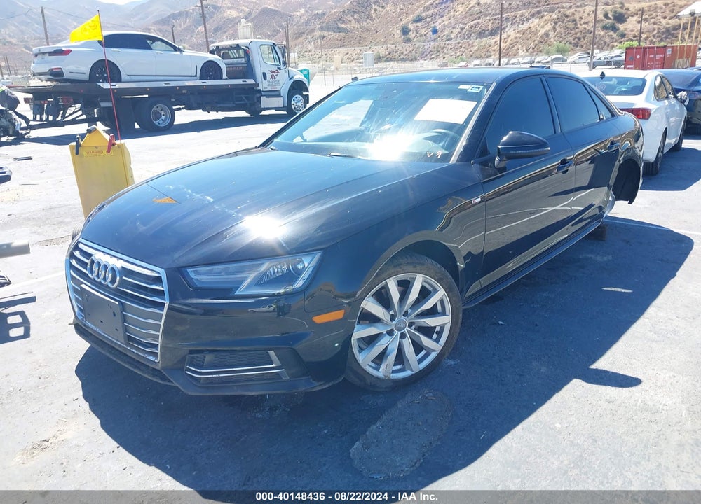 2018 AUDI A4 2.0T TECH ULTRA PREMIUM/2.0T ULTRA PREMIUM VIN: WAUKMAF46JA107477