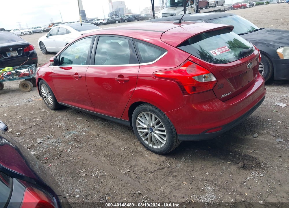 2012 FORD FOCUS SEL VIN: 1FAHP3M28CL407956