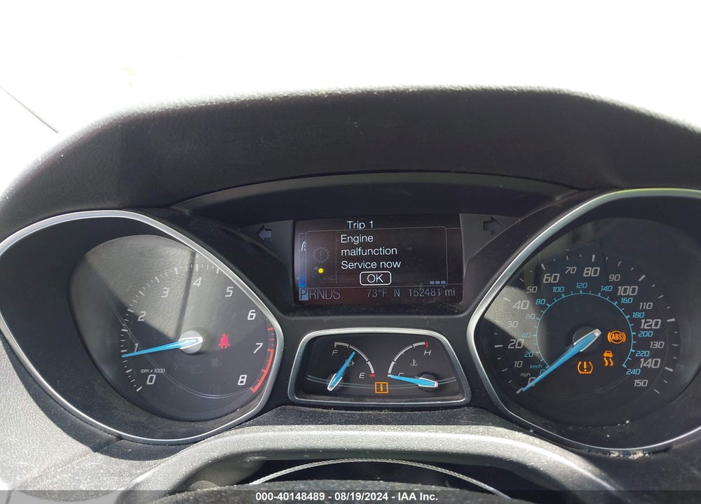 2012 FORD FOCUS SEL VIN: 1FAHP3M28CL407956