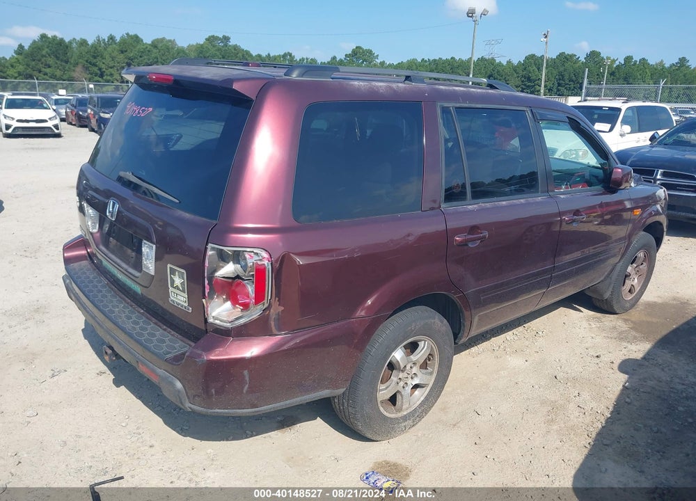 2008 HONDA PILOT SE VIN: 5FNYF183X8B038502