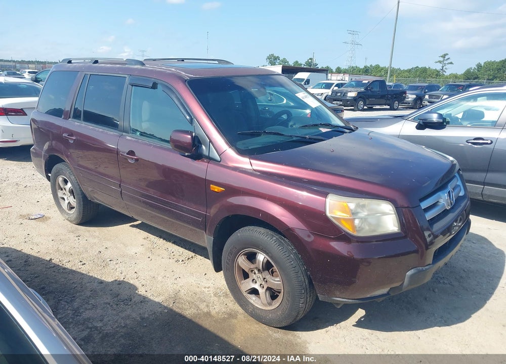 2008 HONDA PILOT SE VIN: 5FNYF183X8B038502