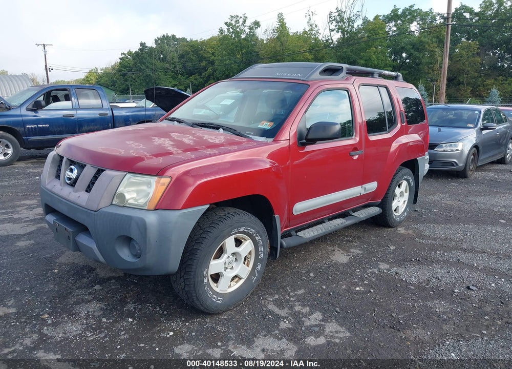 2005 NISSAN XTERRA S VIN: 5N1AN08W45C600410