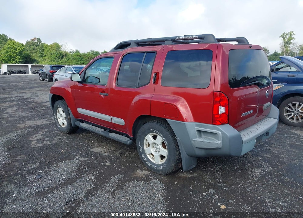 2005 NISSAN XTERRA S VIN: 5N1AN08W45C600410