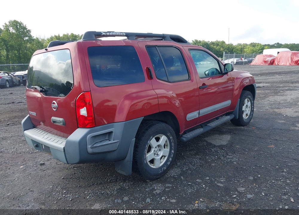 2005 NISSAN XTERRA S VIN: 5N1AN08W45C600410