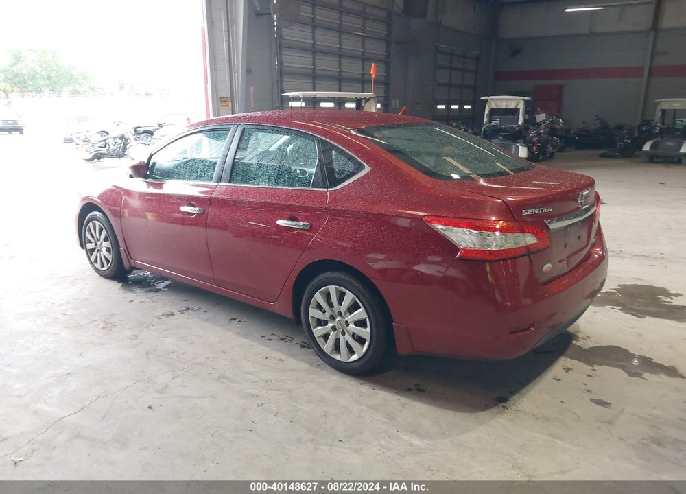 2013 NISSAN SENTRA S VIN: 3N1AB7AP6DL783520