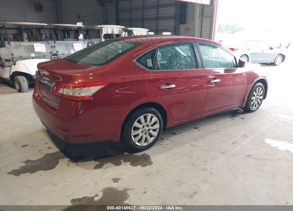 2013 NISSAN SENTRA S VIN: 3N1AB7AP6DL783520