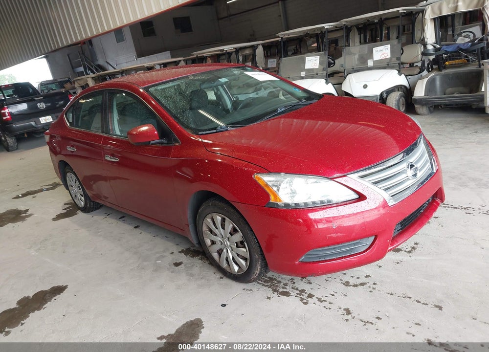2013 NISSAN SENTRA S VIN: 3N1AB7AP6DL783520