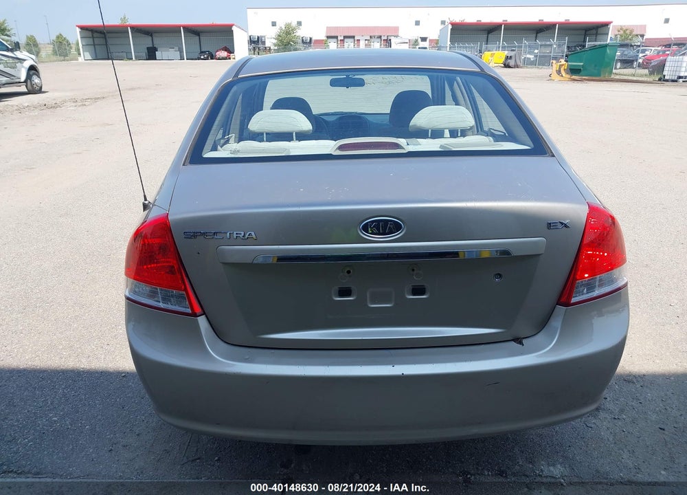 2007 KIA SPECTRA EX VIN: KNAFE122675447135
