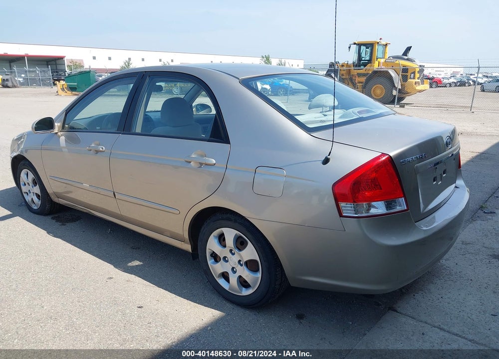 2007 KIA SPECTRA EX VIN: KNAFE122675447135
