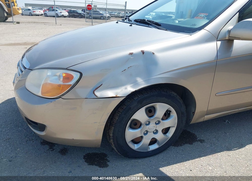 2007 KIA SPECTRA EX VIN: KNAFE122675447135