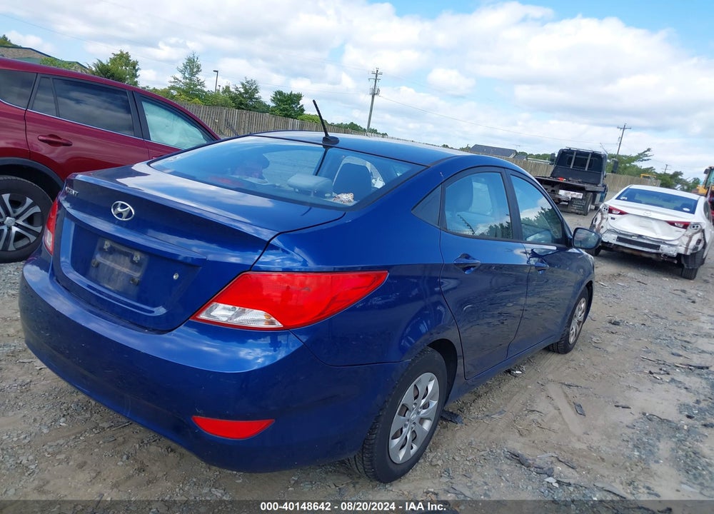 2016 HYUNDAI ACCENT SE VIN: KMHCT4AE6GU981732