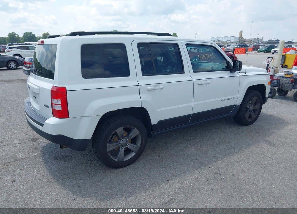 2014 JEEP PATRIOT HIGH ALTITUDE VIN: 1C4NJPFA0ED864655