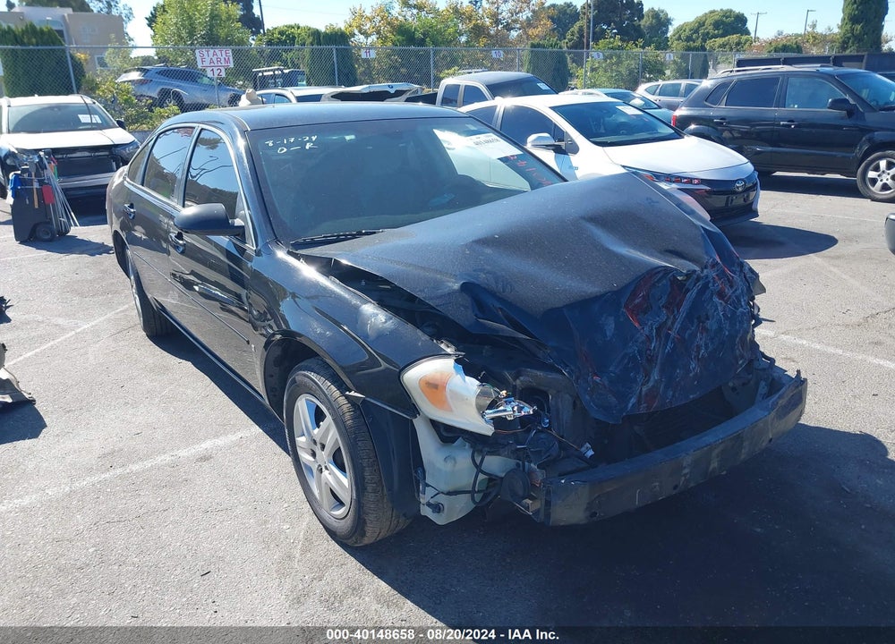 2008 CHEVROLET IMPALA LS VIN: 2G1WB55K689159482