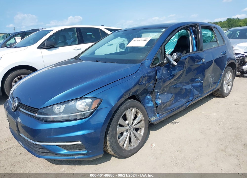 2018 VOLKSWAGEN GOLF TSI S/TSI SE VIN: 3VWG17AU9JM284455