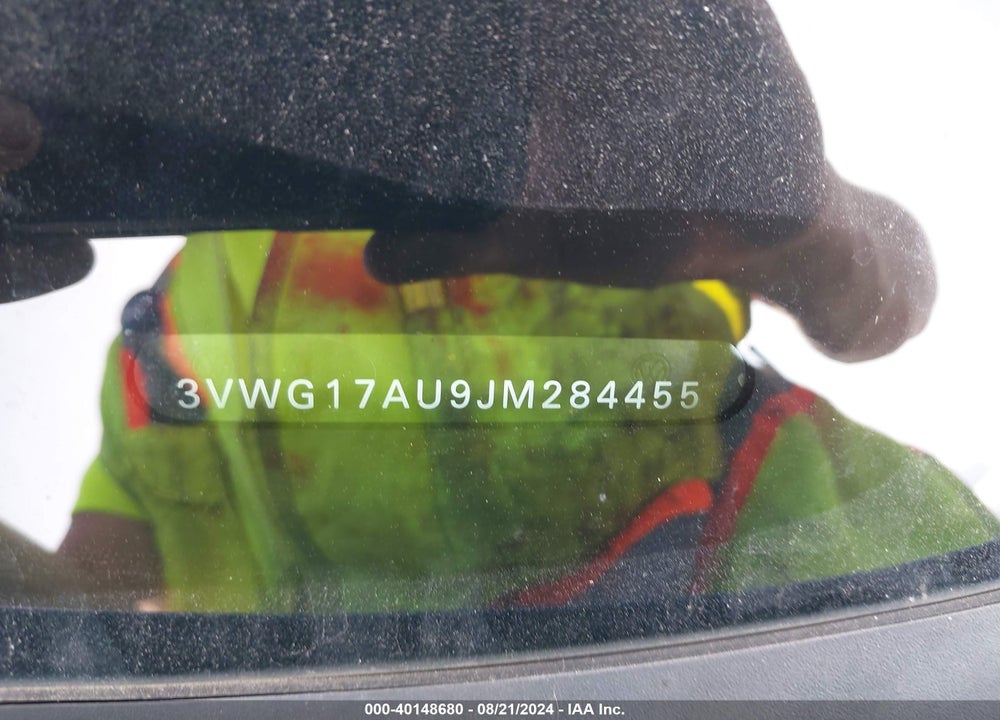 2018 VOLKSWAGEN GOLF TSI S/TSI SE VIN: 3VWG17AU9JM284455