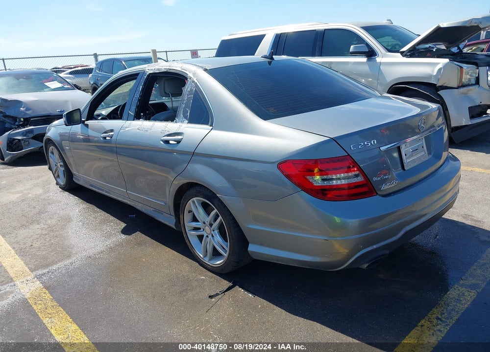 2012 MERCEDES-BENZ C 250 VIN: WDDGF4HB5CR223604