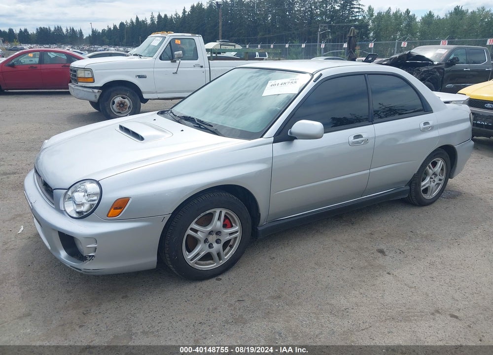 2002 SUBARU IMPREZA WRX VIN: JF1GD29662H512216