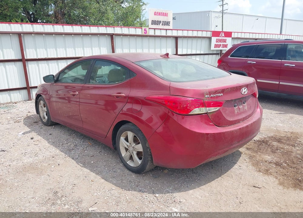 2013 HYUNDAI ELANTRA GLS VIN: 5NPDH4AE3DH413759