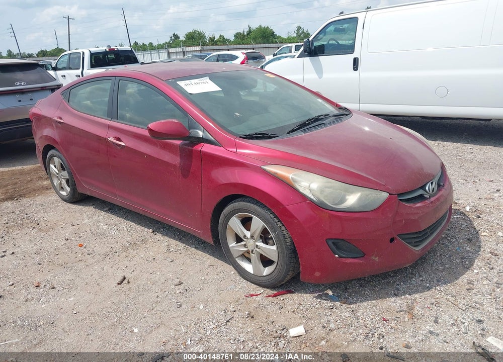 2013 HYUNDAI ELANTRA GLS VIN: 5NPDH4AE3DH413759