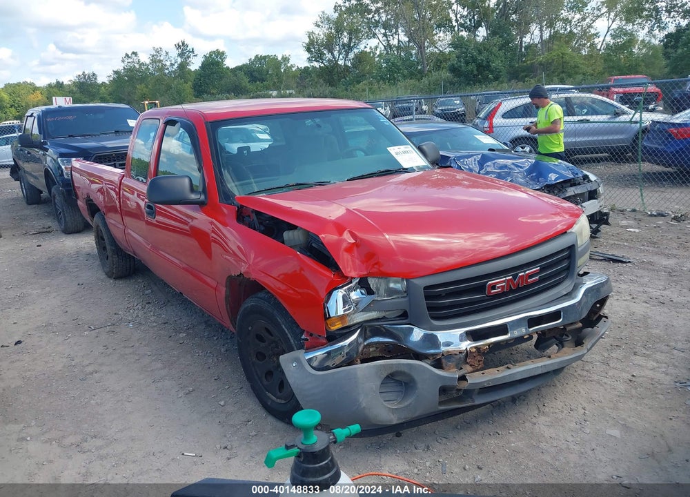 2007 GMC SIERRA 1500 CLASSIC WORK TRUCK VIN: 1GTEC19V27Z194053