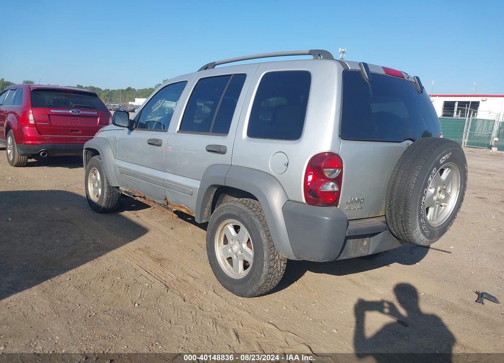 2005 JEEP LIBERTY SPORT VIN: 1J4GL48K35W681093