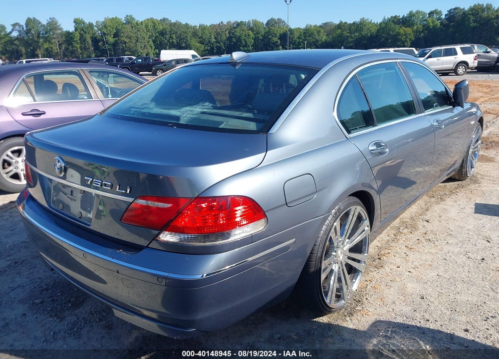 2007 BMW 750LI VIN: WBAHN83567DT76308
