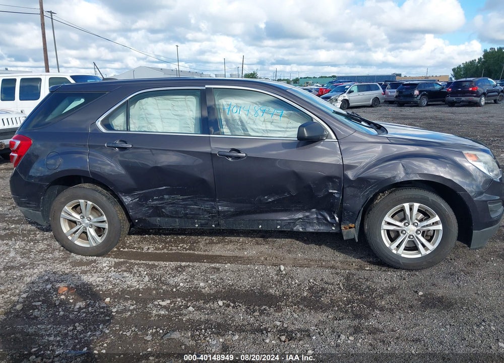 2016 CHEVROLET EQUINOX LS VIN: 2GNALBEK1G6267397