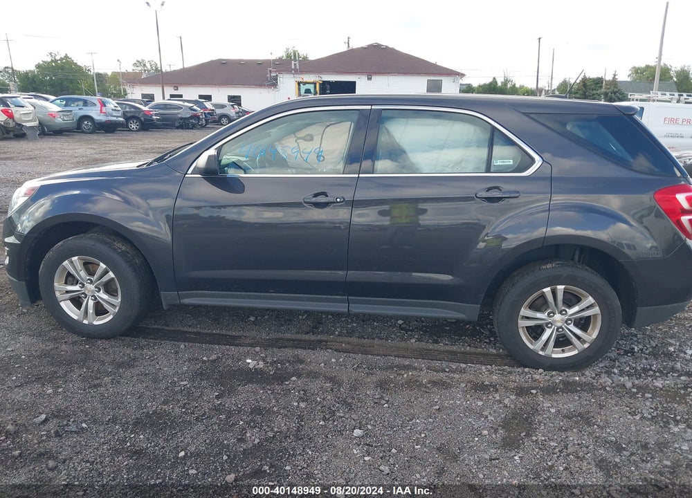 2016 CHEVROLET EQUINOX LS VIN: 2GNALBEK1G6267397