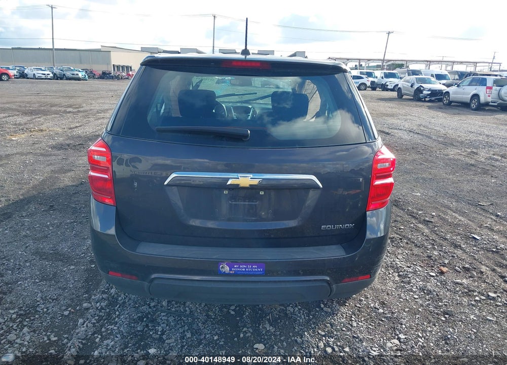 2016 CHEVROLET EQUINOX LS VIN: 2GNALBEK1G6267397