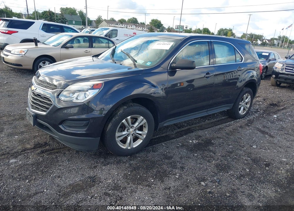 2016 CHEVROLET EQUINOX LS VIN: 2GNALBEK1G6267397