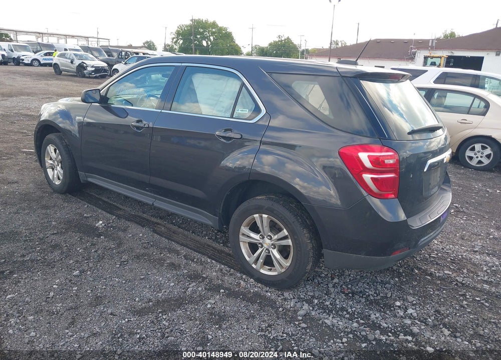 2016 CHEVROLET EQUINOX LS VIN: 2GNALBEK1G6267397